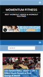 Mobile Screenshot of momentum-fitness.com